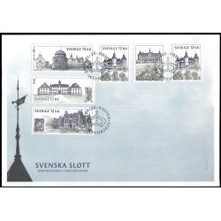 Suecia Sweden SPD FDC 2721/26 2010 Castillos y palacios suecos Sobre primer día Suecia Sweden SPD FDC 2721/26 2010 Castillos y palacios suecos Sobre primer día