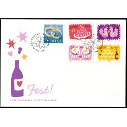 Suecia Sweden SPD FDC 2729/33 2010 Sellos con mensajes para fiestas y eventos Sobre primer día Suecia Sweden SPD FDC 2729/33 2010 Sellos con mensajes para fiestas y eventos Sobre primer día