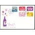 Suecia Sweden SPD FDC  2729/33 2010 Sellos con mensajes para fiestas y eventos Sobre primer día