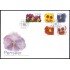 Suecia Sweden SPD FDC 2736/40 2010 Flores Pensamientos Sobre primer día