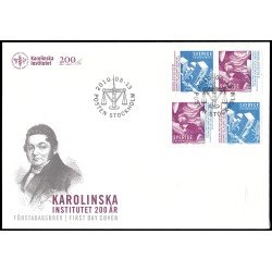 Suecia Sweden SPD FDC 2745/46 2010 200 aniv. del Instituto Karolinska Sobre primer día Suecia Sweden SPD FDC 2745/46 2010 200 aniv. del Instituto Karolinska Sobre primer día