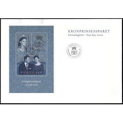 Suecia Sweden SPD FDC HB51 2010 Boda de S.A.R. la princesa Victoria con Daniel Wesling Sobre primer día Suecia Sweden SPD FDC HB51 2010 Boda de S.A.R. la princesa Victoria con Daniel Wesling Sobre primer día