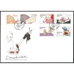 Suecia Sweden SPD FDC 2755/60 2010 Gastronomía Delicias Sobre primer día Suecia Sweden SPD FDC 2755/60 2010 Gastronomía Delicias Sobre primer día