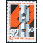 VAR3/S Österreich Austria  Nº 1414   1978  Congreso inter. del hormigón manufacturado Lujo