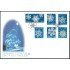 Suecia Sweden SPD FDC 2768/72 2010 Cristales de nieve Sobre primer día