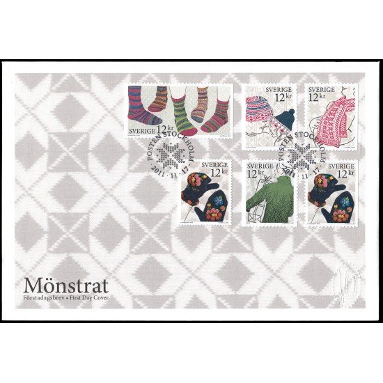 Suecia Sweden SPD FDC 2823/27 2011 Artesanía textil Sobre primer día Suecia Sweden SPD FDC 2823/27 2011 Artesanía textil Sobre primer día