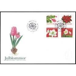 Suecia Sweden SPD FDC 2830/33 2011 Flora flores de navidad Sobre primer día Suecia Sweden SPD FDC 2830/33 2011 Flora flores de navidad Sobre primer día