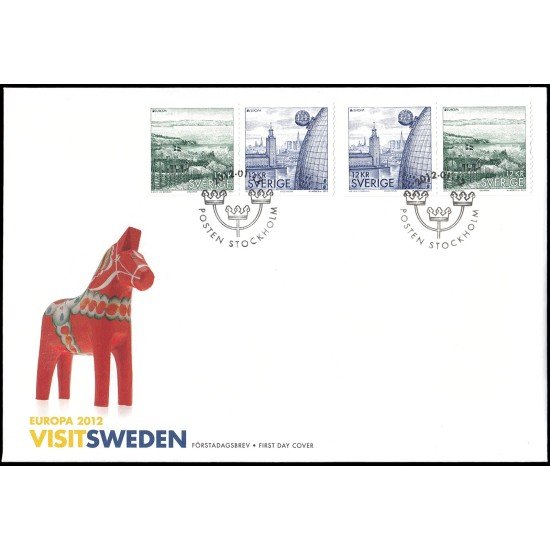 Suecia Sweden SPD FDC 2834/35 2012 Europa Turismo Sobre primer día Suecia Sweden SPD FDC 2834/35 2012 Europa Turismo Sobre primer día