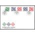 Suecia Sweden SPD FDC 2836/40 2012 Figuras geométricas Otaedro Sobre primer día