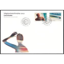 Suecia Sweden SPD FDC 2846/47 2012 Sellos de beneficéncia Sociedad sueca contra el cancer Sobre primer día Suecia Sweden SPD FDC 2846/47 2012 Sellos de beneficéncia Sociedad sueca contra el cancer Sobre primer día