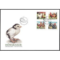 Suecia Sweden SPD FDC 2859/62 2012 Pollos de pascua Sobre primer día Suecia Sweden SPD FDC 2859/62 2012 Pollos de pascua Sobre primer día