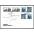 Suecia Sweden SPD FDC 2863/65 2012 Deportistas suecos con medallas de oro en Juegos Olímpicos,Centenario del estadio olímpico Stockholm Sobre primer día