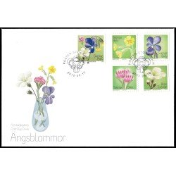 Suecia Sweden SPD FDC 2867/71 2012 Flores de primavera Sobre primer día Suecia Sweden SPD FDC 2867/71 2012 Flores de primavera Sobre primer día