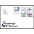 Suecia Sweden SPD FDC 2872/76 2012 Tipografías Sobre primer día
