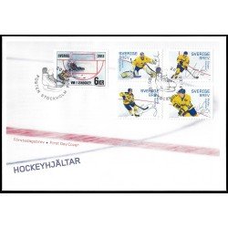 Suecia Sweden SPD FDC 2903/07 2013 Hockey Personalidades del hockey sobre hielo Sobre primer día Suecia Sweden SPD FDC 2903/07 2013 Hockey Personalidades del hockey sobre hielo Sobre primer día