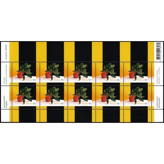 Suiza Switzerland 2149 2011 Flora Frutos minihojita MNH Suiza Switzerland 2149 2011 Flora Frutos minihojita MNH
