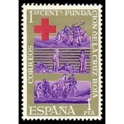 España Spain 1534 1963 Centenario de la Cruz Roja Internacional MNH