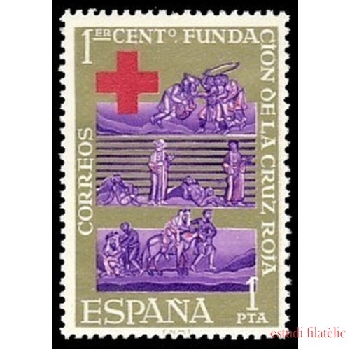 España Spain 1534 1963 Centenario de la Cruz Roja Internacional MNH