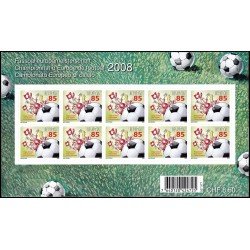 Suiza Switzerland 1990 2008 Fútbol Euro 2008 minihojita Autoadhesivos