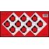 Suiza Switzerland 2013 2008 Arte concreto Cuadrado Rojo de Max Bill minihojita MNH