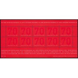 Suiza Switzerland 1753 2003 Centenario de la UCBA minihojita MNH Suiza Switzerland 1753 2003 Centenario de la UCBA minihojita MNH