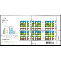 Suiza Switzerland 2314 2015 Expo Milán 2015 minihojita MNH Suiza Switzerland 2314 2015 Expo Milán 2015 minihojita MNH