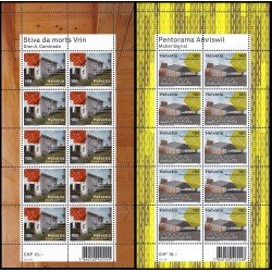 Suiza Switzerland 2038/39 2009 Arquitectura suiza minihojita MNH