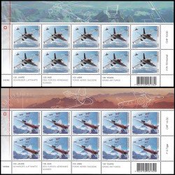 Suiza Switzerland 2254/55 2014 Defensa Centenario de la Fuerzas aereas Suizas minihojita MNH Suiza Switzerland 2254/55 2014 Defensa Centenario de la Fuerzas aereas Suizas minihojita MNH