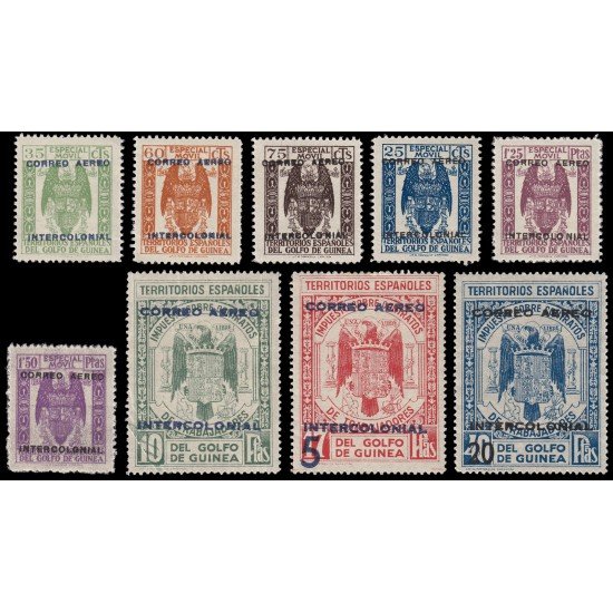 Guinea Española 259M/W 1939-1941 Escudo Shield MNH Guinea Española 259M/W 1939-1941 Escudo Shield MNH