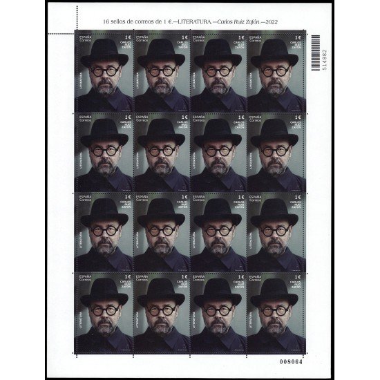 España Spain Minipliego 99e 2022 Literatura Carlos Ruiz Zafón España Spain Minipliego 99e 2022 Literatura Carlos Ruiz Zafón