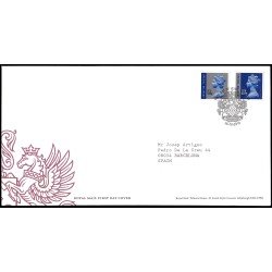 Gran Bretaña 3400/01 2010 SPD FDC Reina Isabel II Entrega especial y grabada Windsor Sobre primer día Gran Bretaña 3400/01 2010 SPD FDC Reina Isabel II Entrega especial y grabada Windsor Sobre primer día