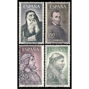 España Spain 1536/39 1963 Personajes Españoles MNH