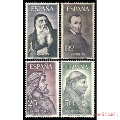 España Spain 1536/39 1963 Personajes Españoles MNH