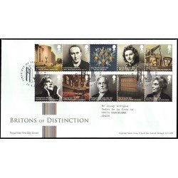 Gran Bretaña 3605/14 2012 SPD FDC Personalidades británicas Retratos Coventry Sobre primer día Gran Bretaña 3605/14 2012 SPD FDC Personalidades británicas Retratos Coventry Sobre primer día