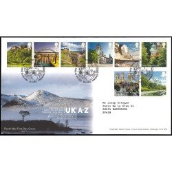 Gran Bretaña 3635/41 2012 SPD FDC Gran Bretaña A-Z Tallents House Edinburgh Sobre primer día Gran Bretaña 3635/41 2012 SPD FDC Gran Bretaña A-Z Tallents House Edinburgh Sobre primer día