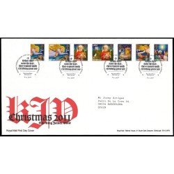 Gran Bretaña 3560/66 2011 SPD FDC Navidad La biblia del Rey Jacques Bethlehem Sobre primer día Gran Bretaña 3560/66 2011 SPD FDC Navidad La biblia del Rey Jacques Bethlehem Sobre primer día
