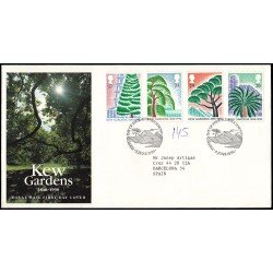 Gran Bretaña 1464/67 1990 SPD FDC Jardín botánico de Kew Richmond Sobre primer día Gran Bretaña 1464/67 1990 SPD FDC Jardín botánico de Kew Richmond Sobre primer día