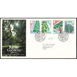 Gran Bretaña 1464/67 1990 SPD FDC Jardín botánico de Kew Philatelic Bureau Sobre primer día Gran Bretaña 1464/67 1990 SPD FDC Jardín botánico de Kew Philatelic Bureau Sobre primer día