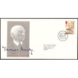 Gran Bretaña 1468 1990 SPD FDC Aniversario del nacimiento de Thomas Hardy Philatelic Bureau Sobre primer día Gran Bretaña 1468 1990 SPD FDC Aniversario del nacimiento de Thomas Hardy Philatelic Bureau Sobre primer día