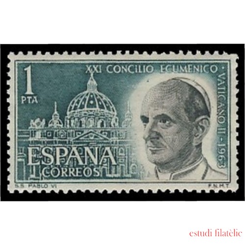 España Spain 1540 1963 Concilio Ecunémico Vaticano II MNH