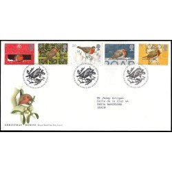 Gran Bretaña 1842/46 1995 SPD FDC Navidad Philatelic Bureau Sobre primer día Gran Bretaña 1842/46 1995 SPD FDC Navidad Philatelic Bureau Sobre primer día