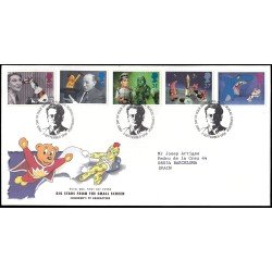 Gran Bretaña 1910/14 1996 SPD FDC 50 años de emisiones infantiles Philatelic Bureau Sobre primer día Gran Bretaña 1910/14 1996 SPD FDC 50 años de emisiones infantiles Philatelic Bureau Sobre primer día