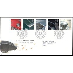 Gran Bretaña 1915/19 1996 SPD FDC Coches deportivos clásicos Beaulieu Brockenhurst Sobre primer día Gran Bretaña 1915/19 1996 SPD FDC Coches deportivos clásicos Beaulieu Brockenhurst Sobre primer día