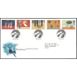 Gran Bretaña 1920/24 1996 SPD FDC Navidad Bethlehem Sobre primer día Gran Bretaña 1920/24 1996 SPD FDC Navidad Bethlehem Sobre primer día