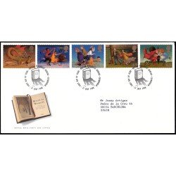 Gran Bretaña 2047/51 1998 SPD FDC Mundos mágicos Philatelic Bureau Sobre primer día Gran Bretaña 2047/51 1998 SPD FDC Mundos mágicos Philatelic Bureau Sobre primer día