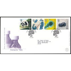 Gran Bretaña 2079/82 1999 SPD FDC Millennium Serie 3 Progresos sanitarios Oldham Sobre primer día Gran Bretaña 2079/82 1999 SPD FDC Millennium Serie 3 Progresos sanitarios Oldham Sobre primer día