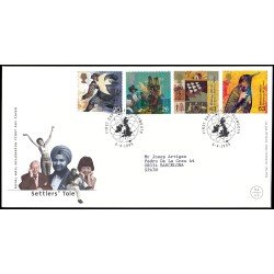 Gran Bretaña 2087/90 1999 SPD FDC Millennium Serie 4 Los emigrantes Plymouth Sobre primer día Gran Bretaña 2087/90 1999 SPD FDC Millennium Serie 4 Los emigrantes Plymouth Sobre primer día