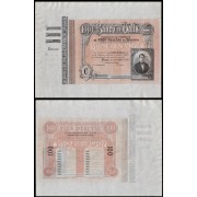 Billete Banco de Valls 100 ptas 1921 Sin firmas y sin numeración Con matriz Sin circular
