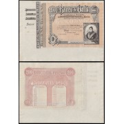 Billete Banco de Valls 200 ptas 1921 Sin firmas y sin numeración Con matriz Sin circular