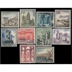 España Spain 1541/50 1964 Serie turísica Paisajes y Monumentos MNH España Spain 1541/50 1964 Serie turísica Paisajes y Monumentos MNH